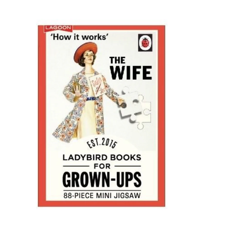 Ladybird Vintage 88 pc Mini Puzzle for Grown Ups - the Wife