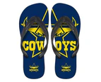 North Queensland Cowboys NRL Team Thongs Flip Flops Size 7/8