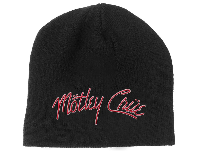 Motley Crue Unisex Beanie Hat: Logo