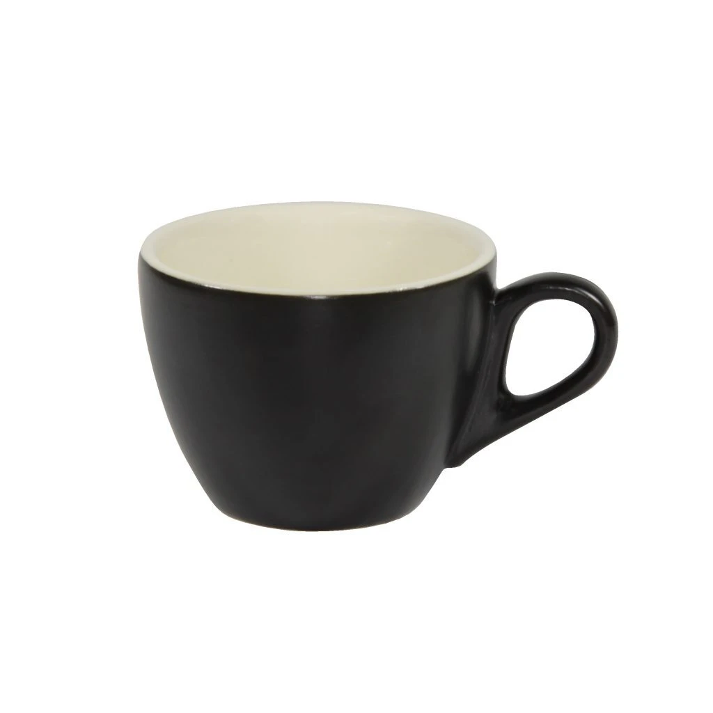 Brew-Smoke/White Matt Flat White Cup 160Ml x 6