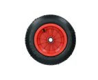 14" Red Wheelbarrow Wheel Tyre Launching 3.50 - 8 Light Weight 4ply TE633