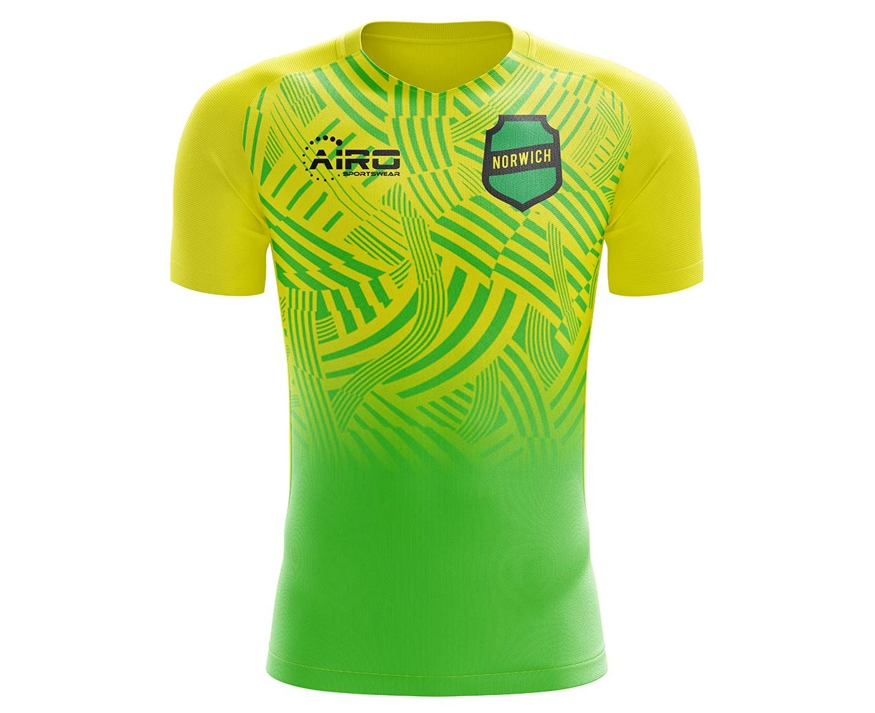 2023-2024 Norwich Home Concept Football Shirt - Kids