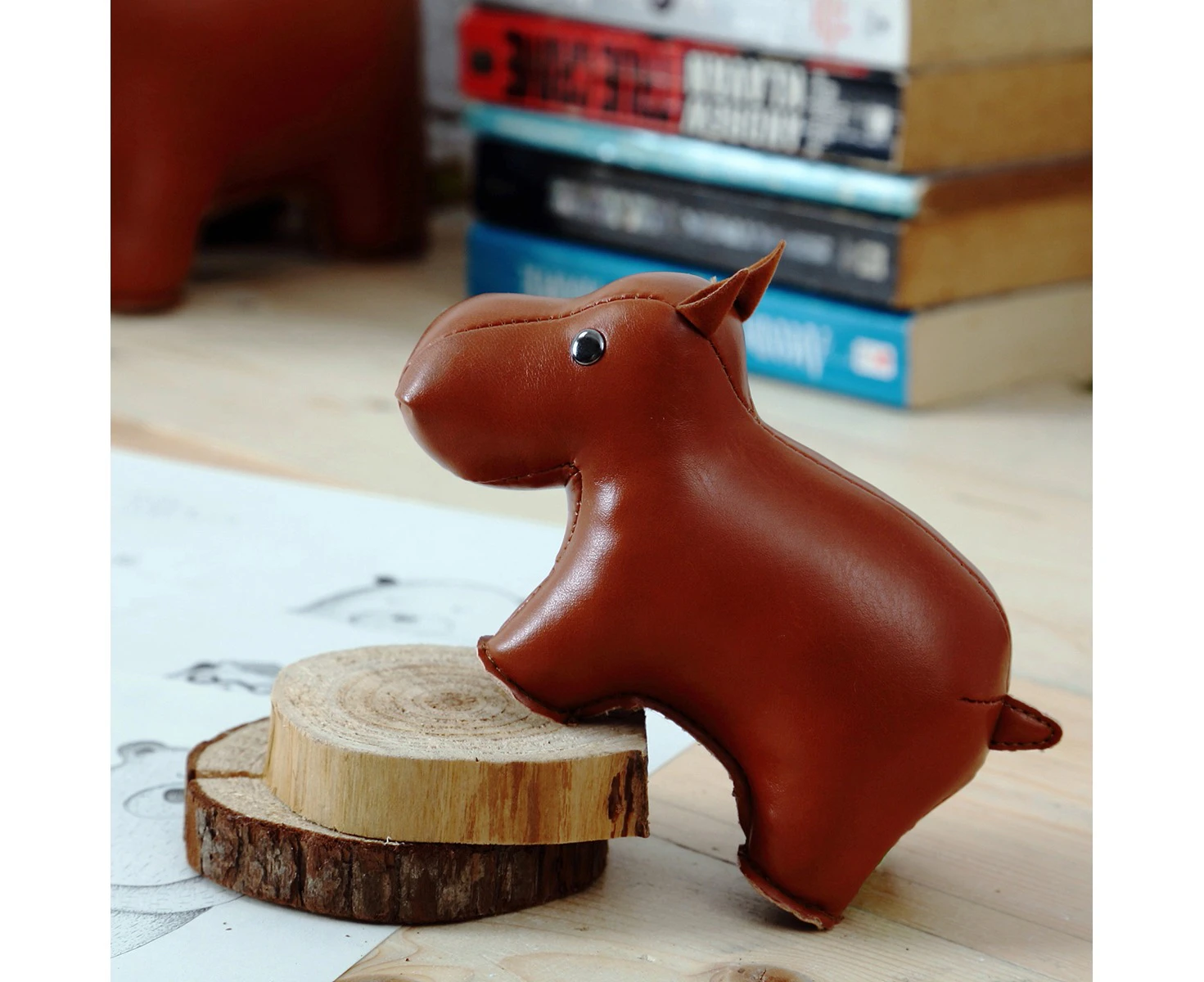 Zuny : Paperweight Classic Hippo Tan