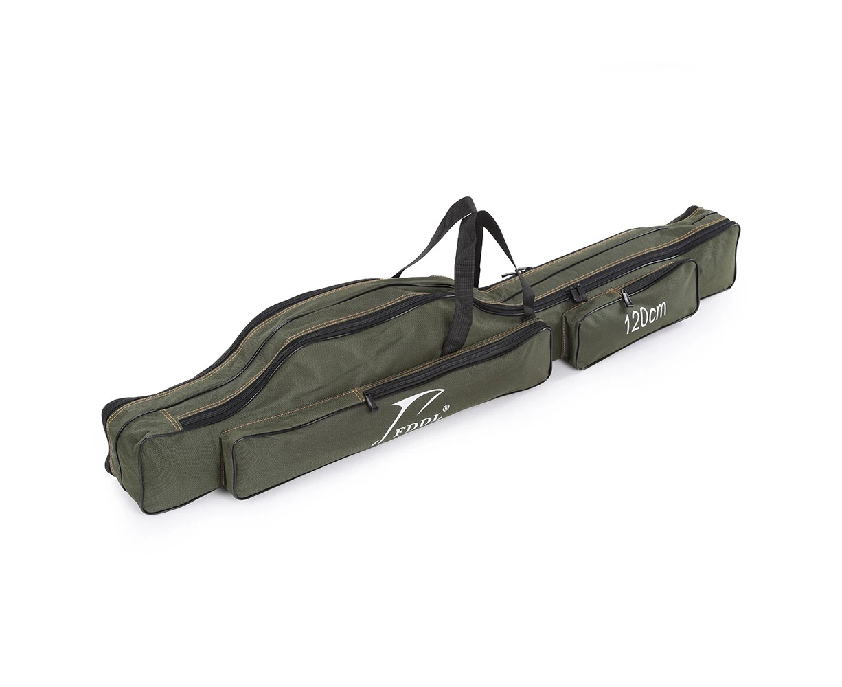 FDDL Portable Folding Fishing Rod Bag Canvas