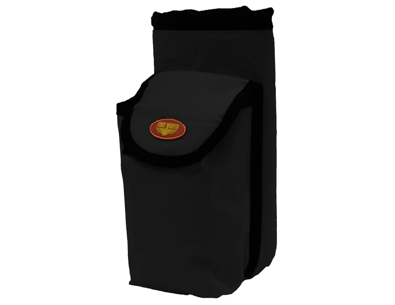 Fort Worth Bottle Saddle Bag With Pouch Colour: Black