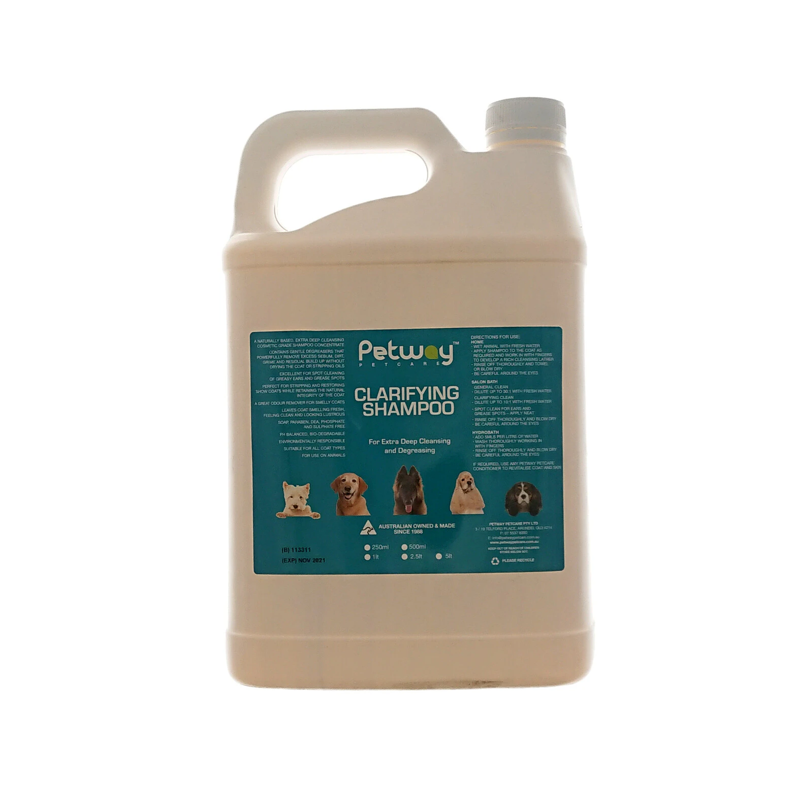 Petway Clarifying Shampoo 5L