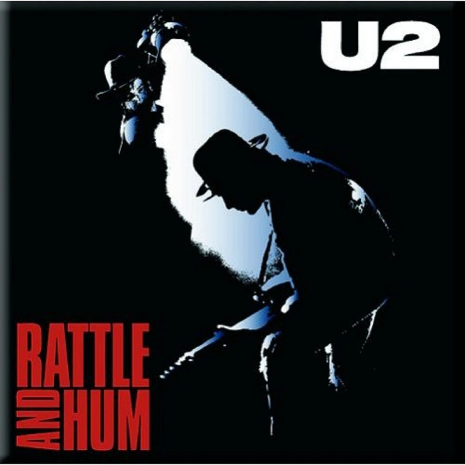 U2 Fridge Magnet Rattle & Hum  Official 76Mm X 76Mm