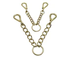 Brass Walsall Argosy Chain With Wallsall Hooks Large