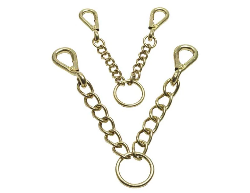 Brass Walsall Argosy Chain With Wallsall Hooks Large