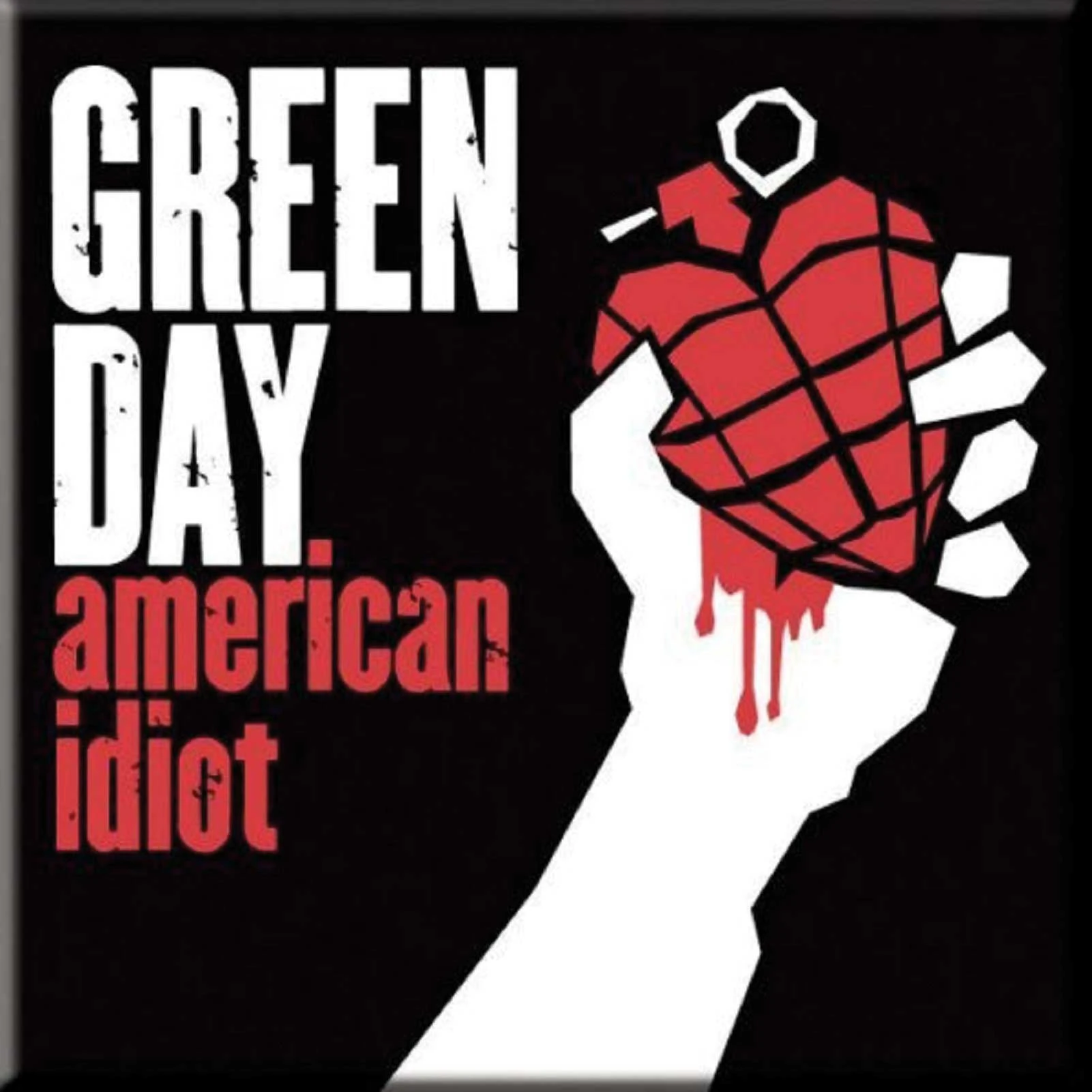 Day Fridge Magnet American Idiot  Official 76Mm X 76Mm