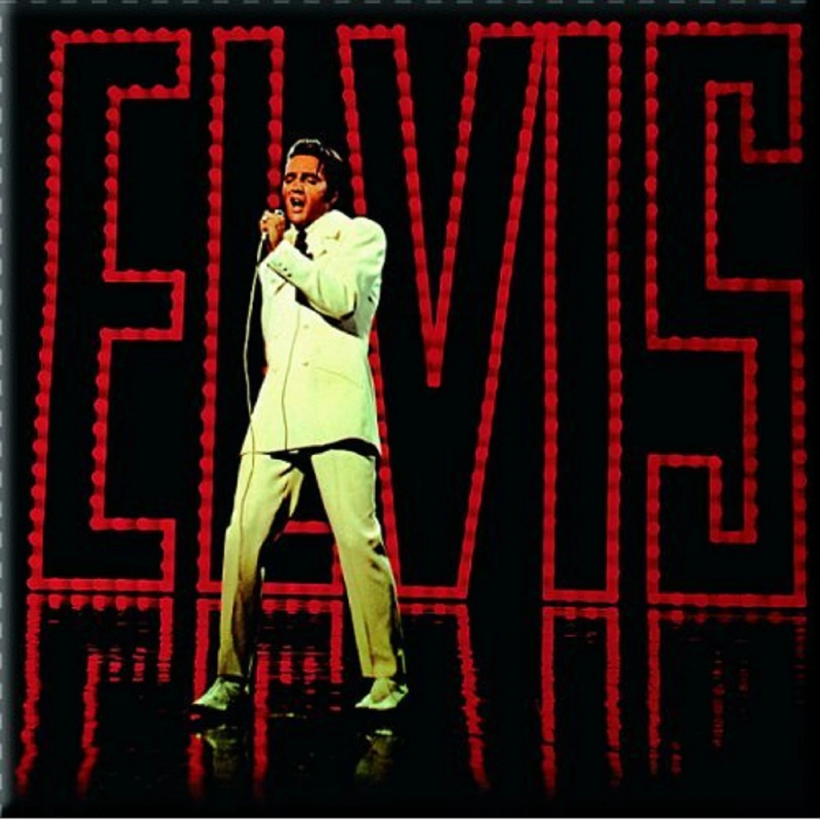 Elvis Presley Fridge Magnet 68 Special  Official 76Mm X 76Mm