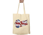 David Bowie Tote Bag Union Jack Logo Aladdin Sane   Official Shopper