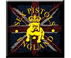 Sex Pistols Fridge Magnet Bull Dog & Flag  Official 76Mm X 76Mm