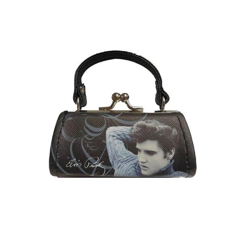 Elvis Presley Mini Purse Blue Sweater