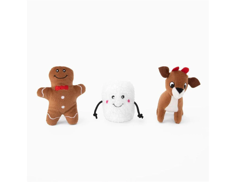 Zippy Paws Miniz - Santa Friends