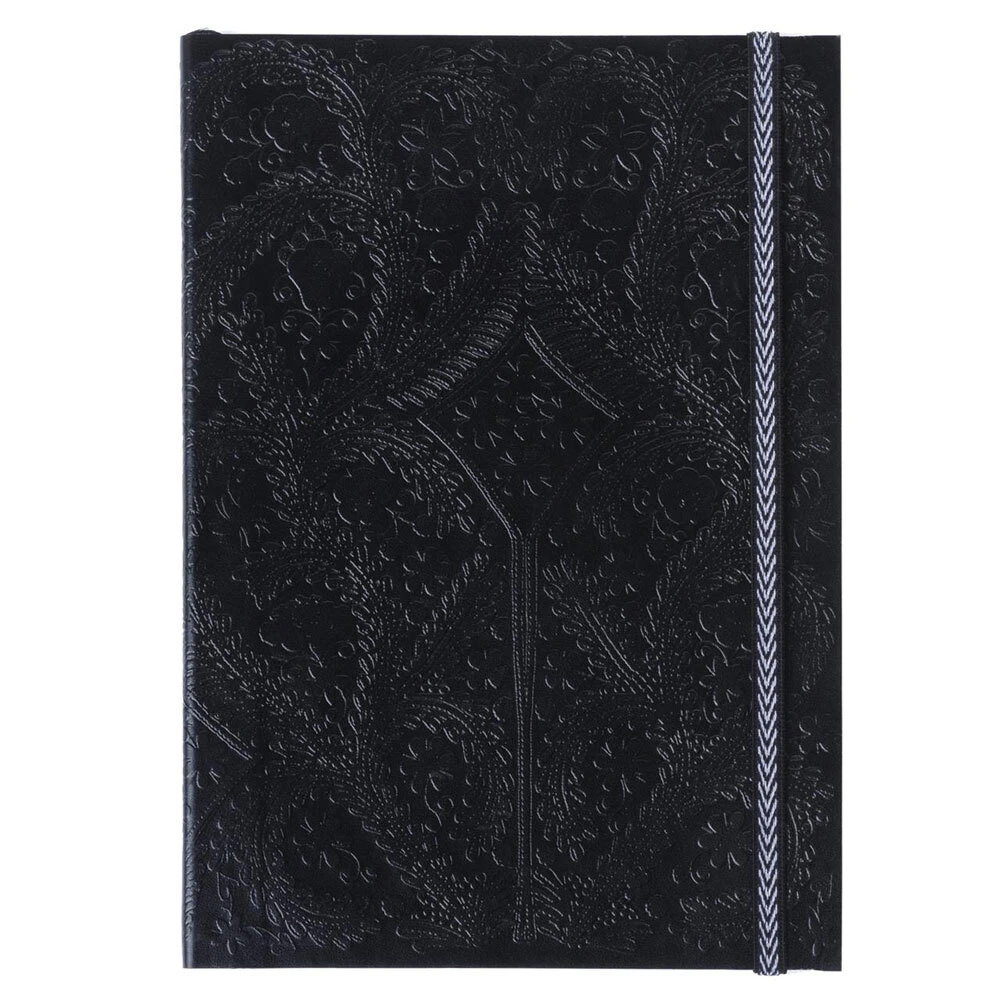 Christian Lacroix A6 Faux Leather Hardcover Paseo Journal Writing Notebook Black