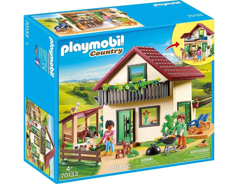 Playmobil Country Modern Farmhouse 180pc 70133