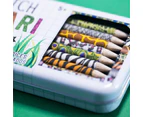 NPW Sketch Safari Flocked Pencils in A Tin