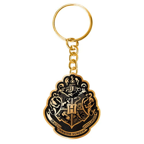 Harry Potter Metal Keyring Hogwarts Design Automotive Emblem