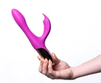 Maia Skyler USB Rechargeable Bendable Rabbit Vibrator - Purple