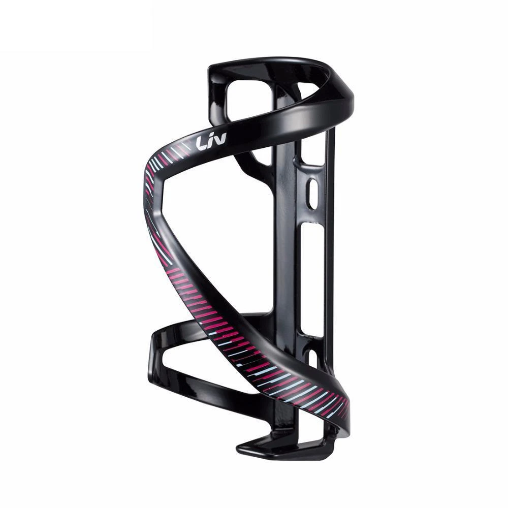 Liv Women's Cycling Bottle Cage | Airway Sport Left Side | Black & Purple - Black