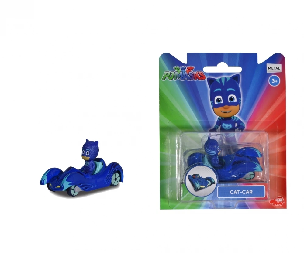 PJ Masks Diecast Metal Vehicle Cat-Car Blue