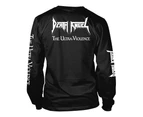 Death Angel Shirt The Ultra Violence Band Logo Official Mens Long Sleeve - Black