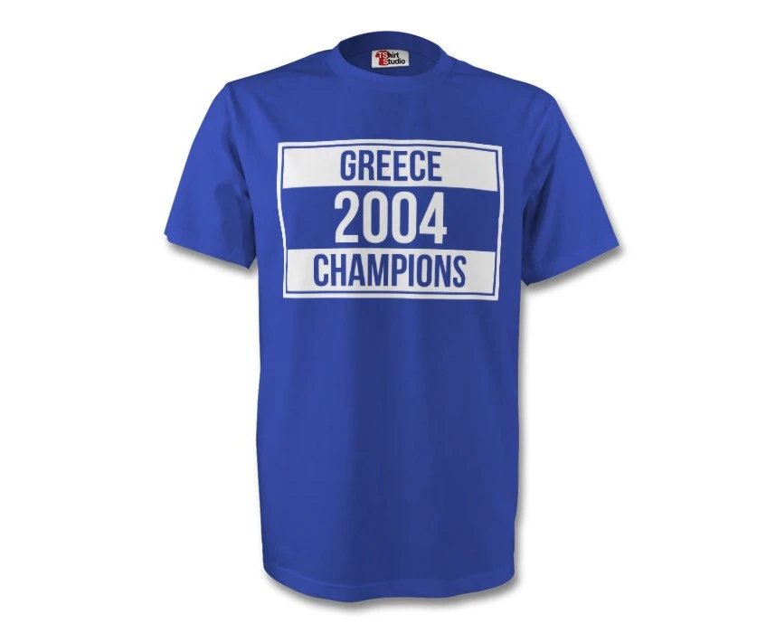 Greece 2004 Champions Tee (blue)