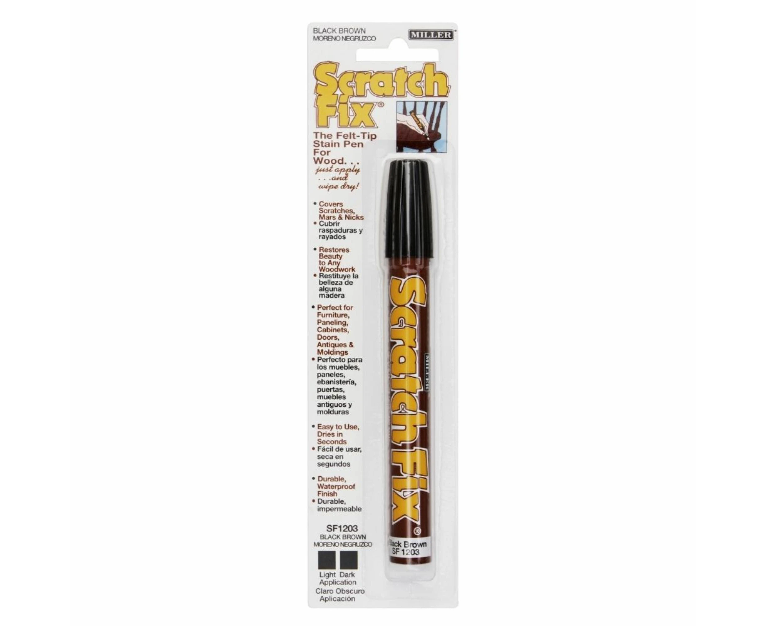 Millar Scratch Fix Pen Black Brown