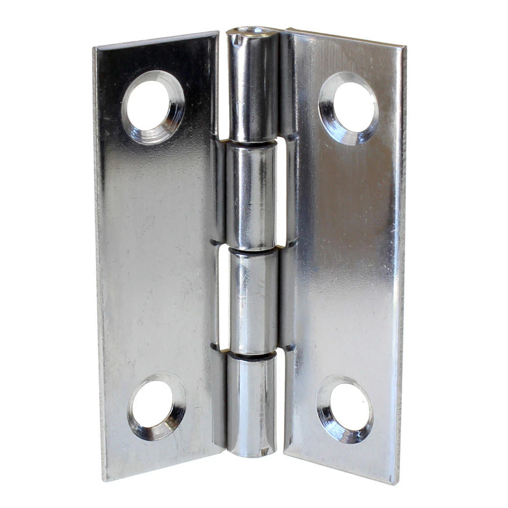 Butt Hinge 50mm Height X 38mm Open X 1.2mm Thick Stainless Steel 4 Hole As-ad5006s-s