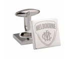 Melbourne Demons Silver Etched Cufflinks