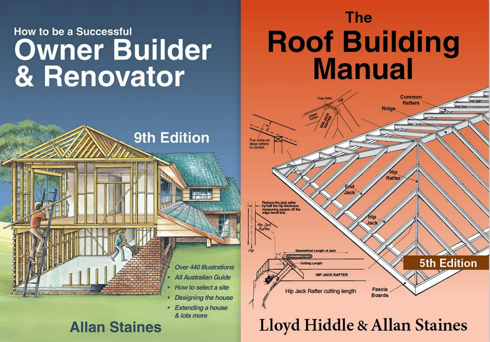 How to Be A Successful Owner Builder Renovator + Roof Building Manual  Allan Staines