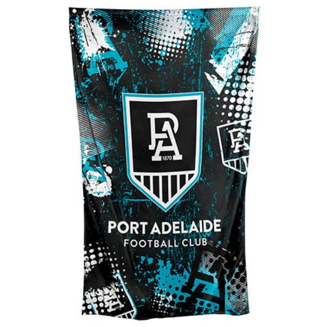 POWER PORT ADELAIDE AFL Cape Wall Flag Banner