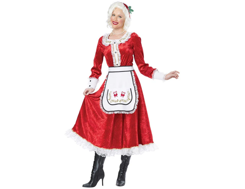 Classic Mrs Claus Women's Christmas Costume Womens