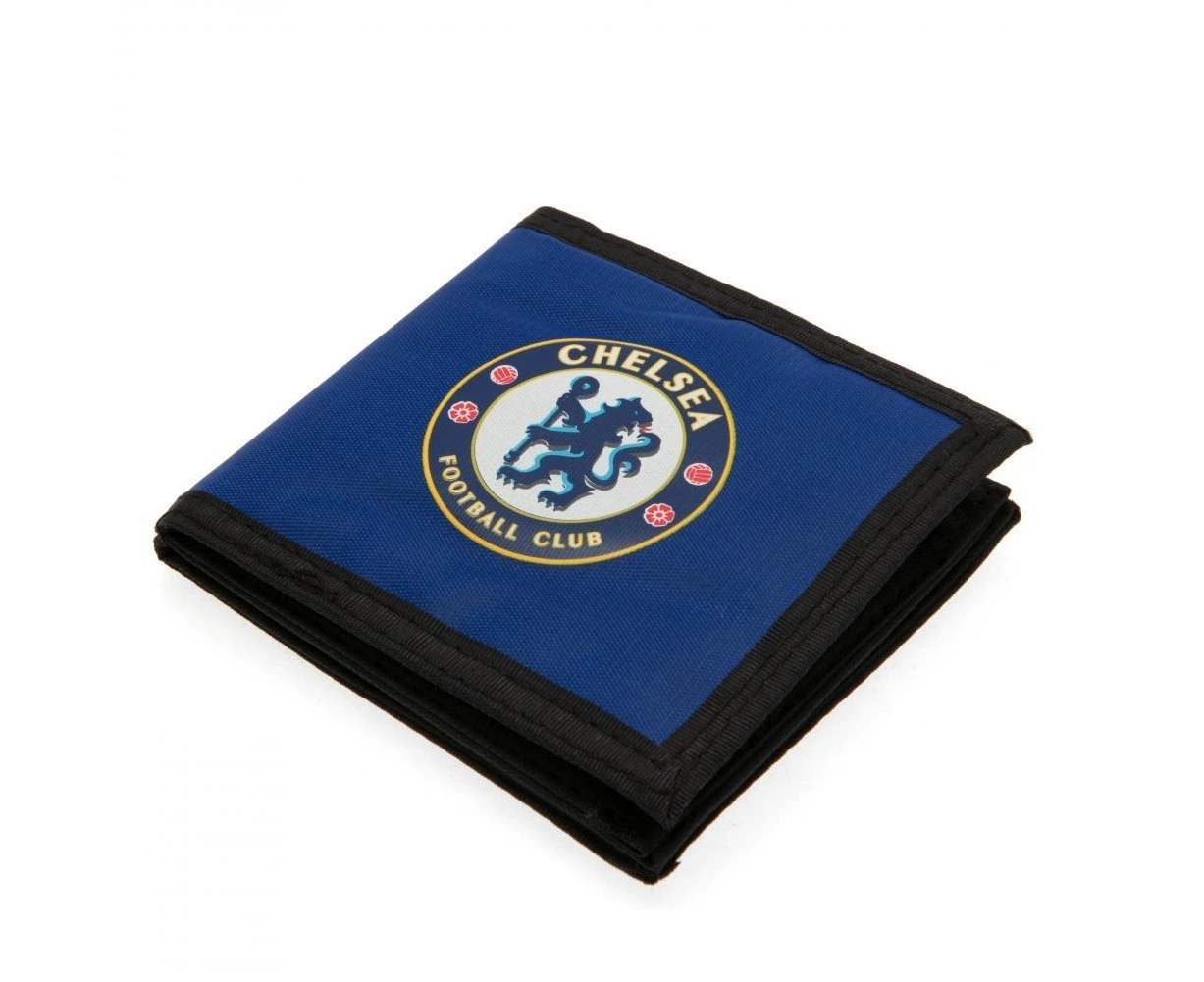 Chelsea FC Canvas Touch Fastening Wallet (Blue/Black) - TA2881