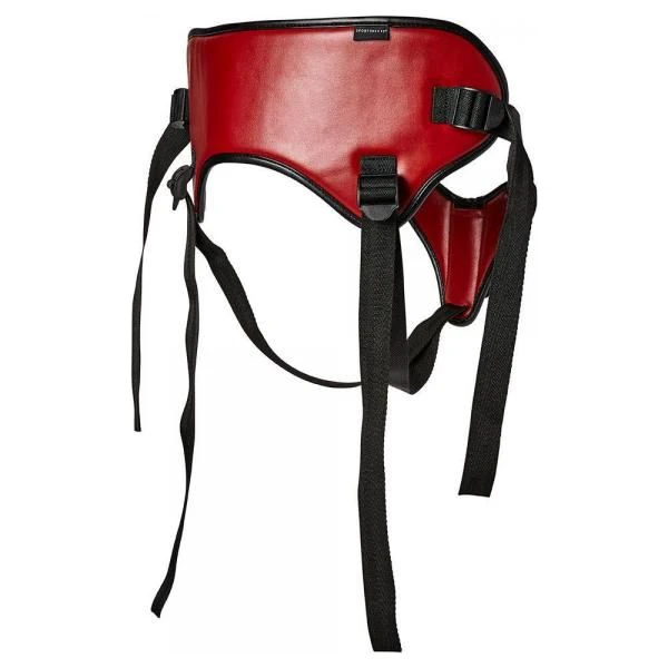 Sportsheets Saffron Strap On Black Red O S Elegant Harness For Exquisite Pleasure