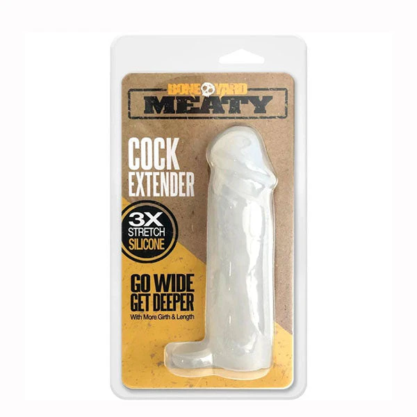 Boneyard Meaty Cock Extender Sleeve - Clear