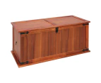 vidaXL Storage Chest 79x34x32 cm Solid Acacia Wood