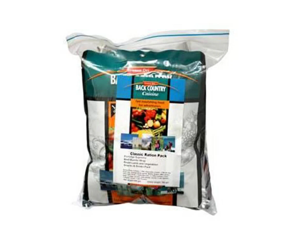 Back Country Cuisine Ration Pack - Classic