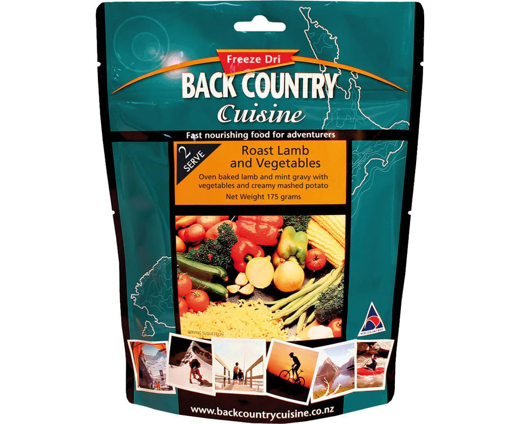 Back Country Cuisine Roast Lamb and Veges Regular (Gluten Free)