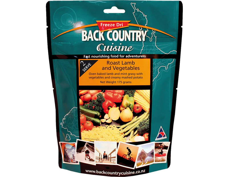 Back Country Cuisine Roast Lamb and Veges Regular (Gluten Free)