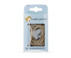 Lady Jayne Blonde Snagless Elastics 18 Pack