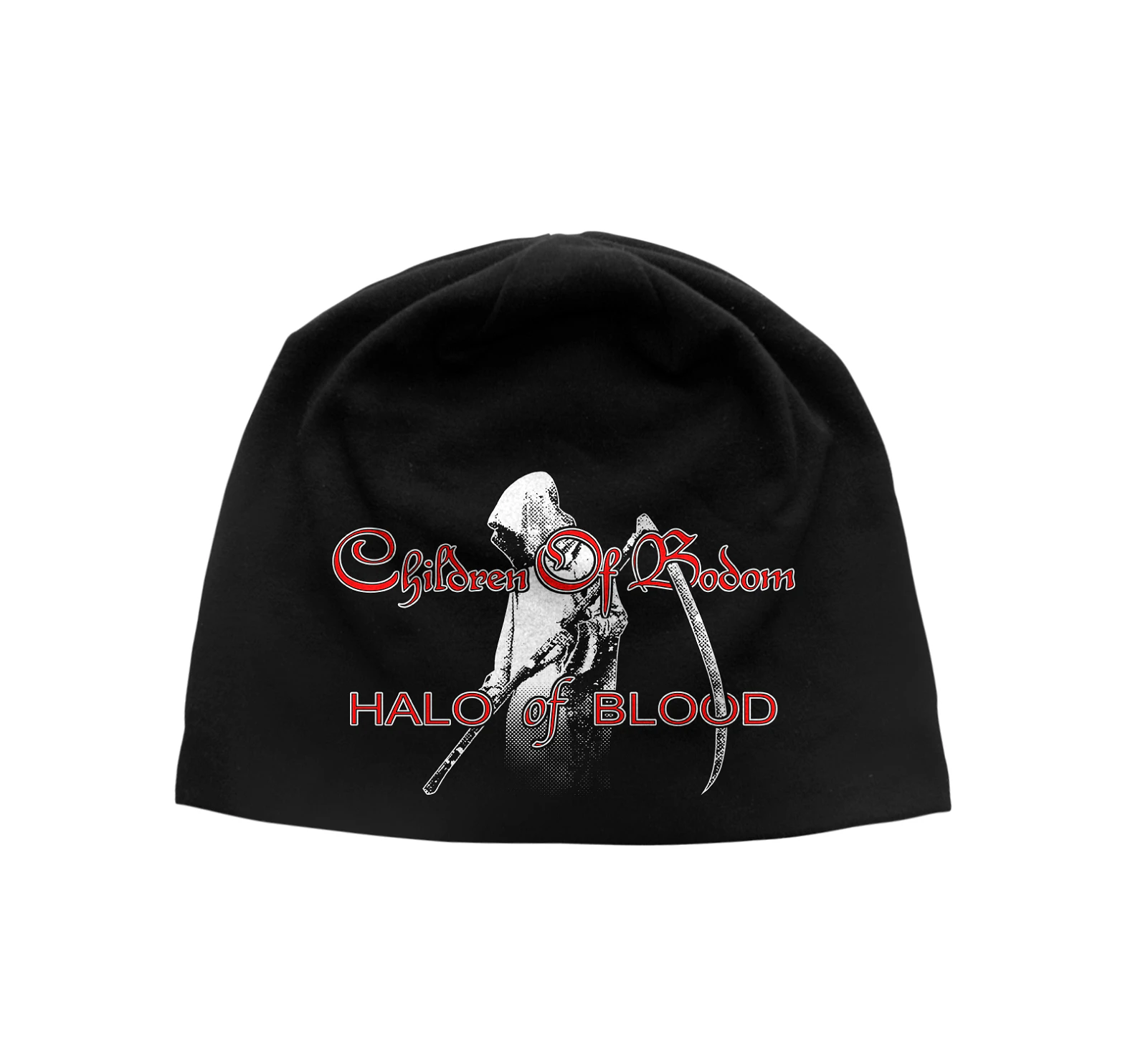 Children Of Bodom Beanie Hat Halo Of Blood Reaper Logo  Official  Jersey