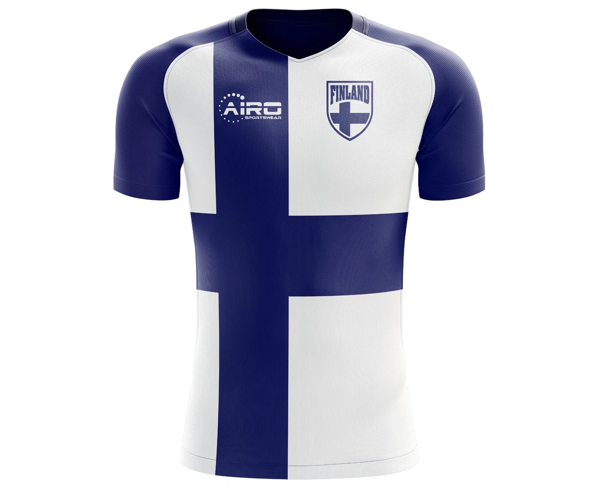 2018-2019 Finland Flag Concept Football Shirt