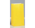 Paper Bags Yellow 12 Pack