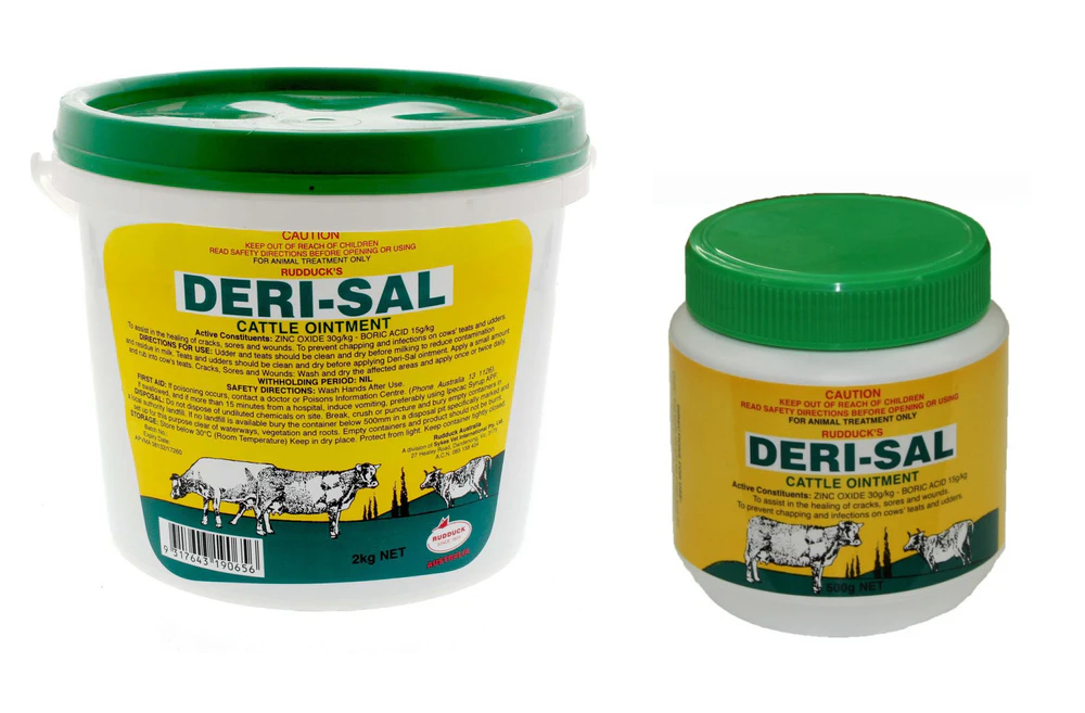 Deri Sal Cattle Ointment For Most Animals Chapped Teats Cracks Wounds