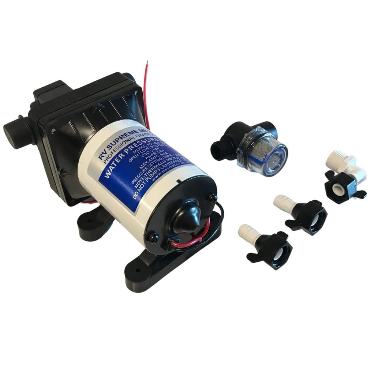 SeaFlo RV Supreme 55psi/11.3LMP 24V Water Pump