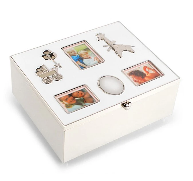 Whitehill Baby - Silverplated Engravable Baby Photo Box