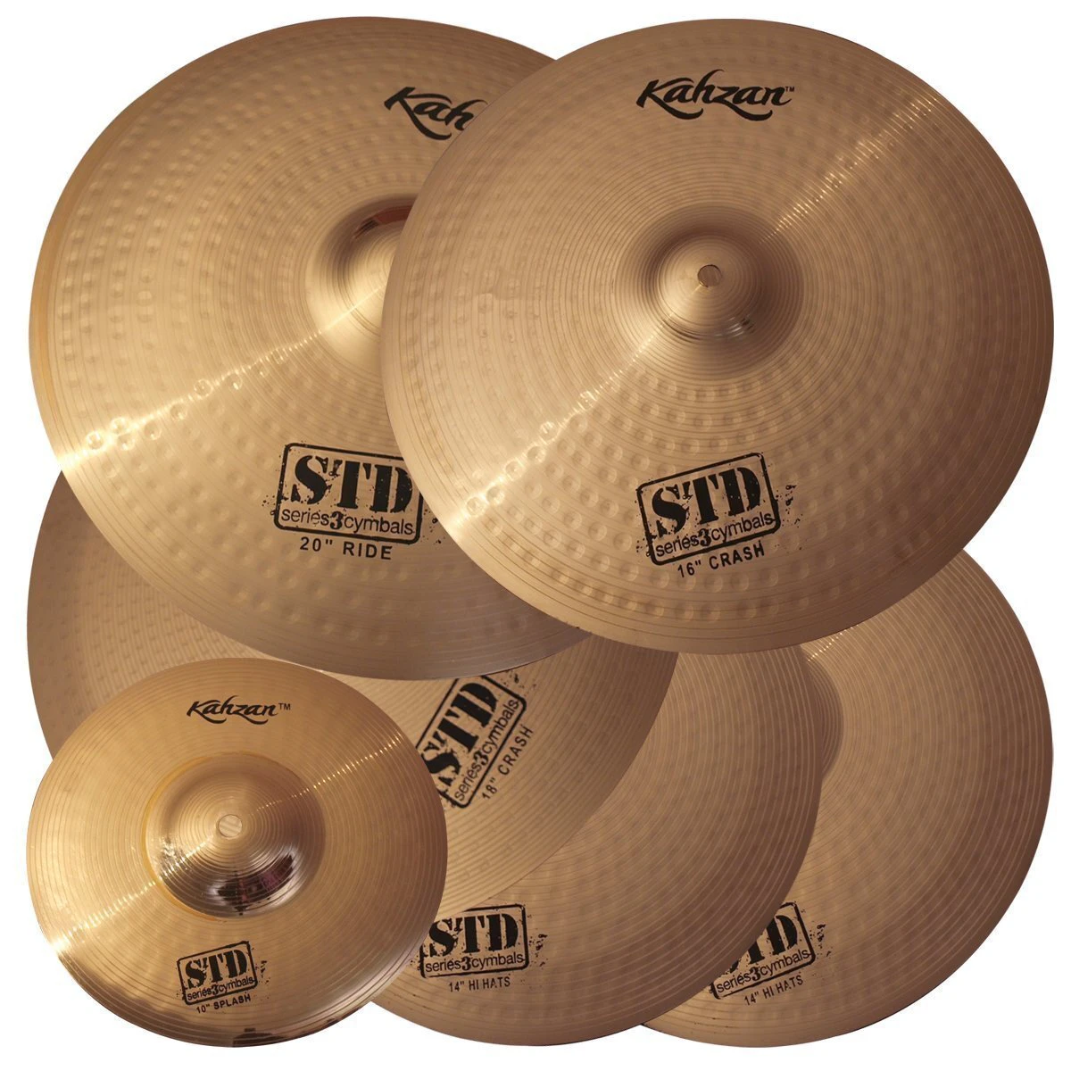 Kahzan 'STD-3 Series' Cymbal Pack (14"/16"/18"/20")