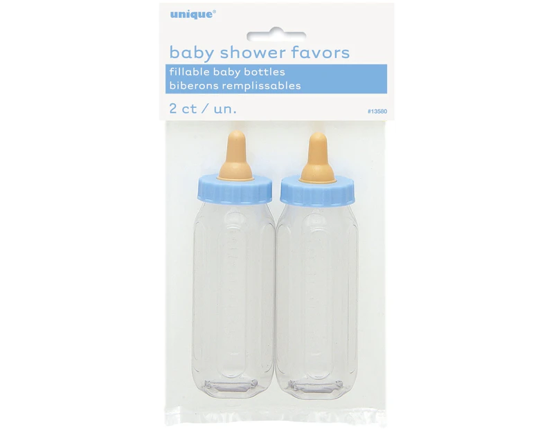 Blue Fillable Baby Bottles (Pack of 2)